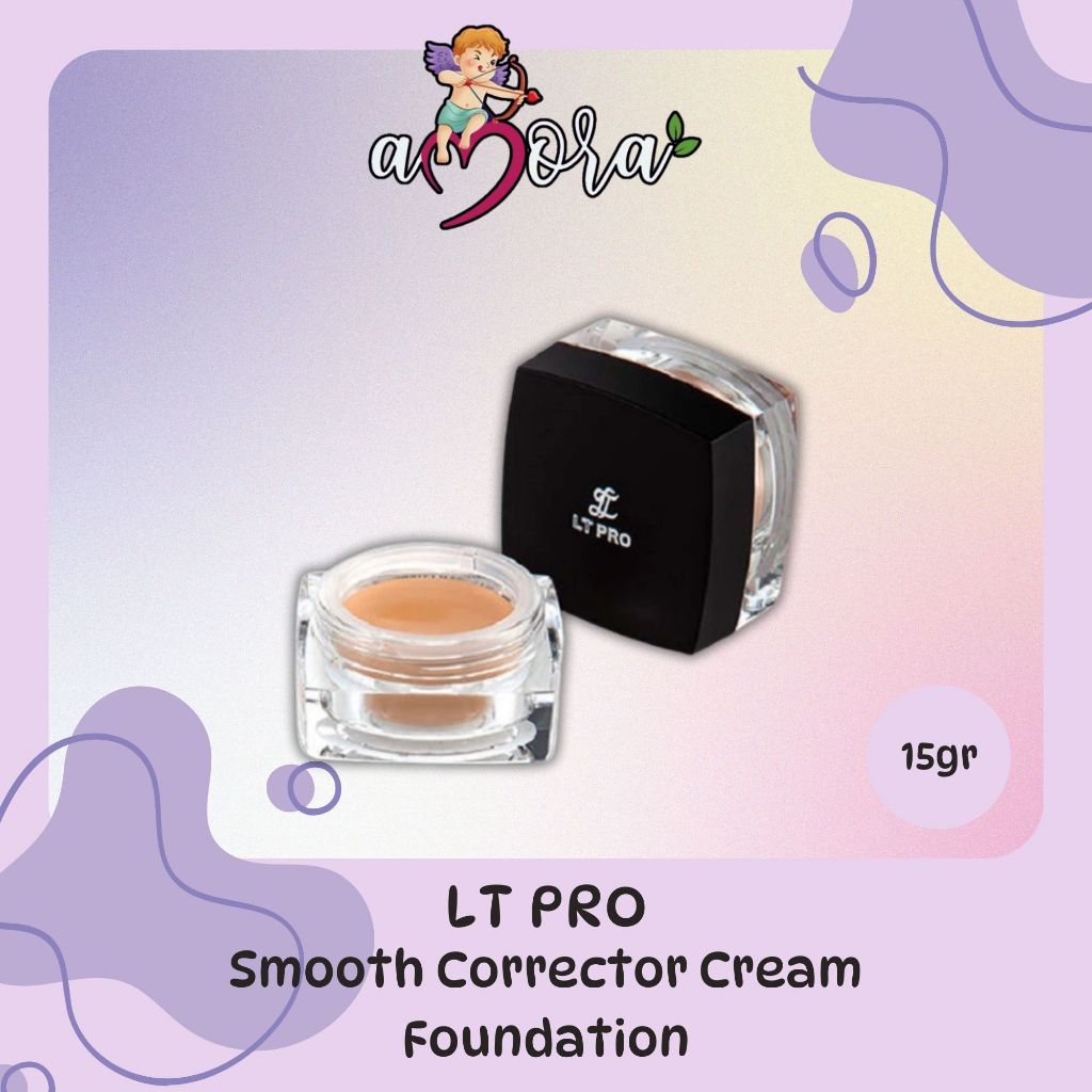 Amora Cosmetics - LT PRO Smooth Corrector Cream Foundation 15gr Alas Bedak Krim