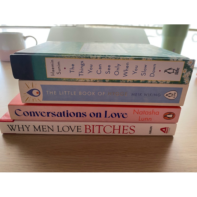 [PRELOVED ENGLISH BOOKS - CUCI GUDANG - ALL ORI] Conversations on Love, Why Men Love BITCHES, The Li