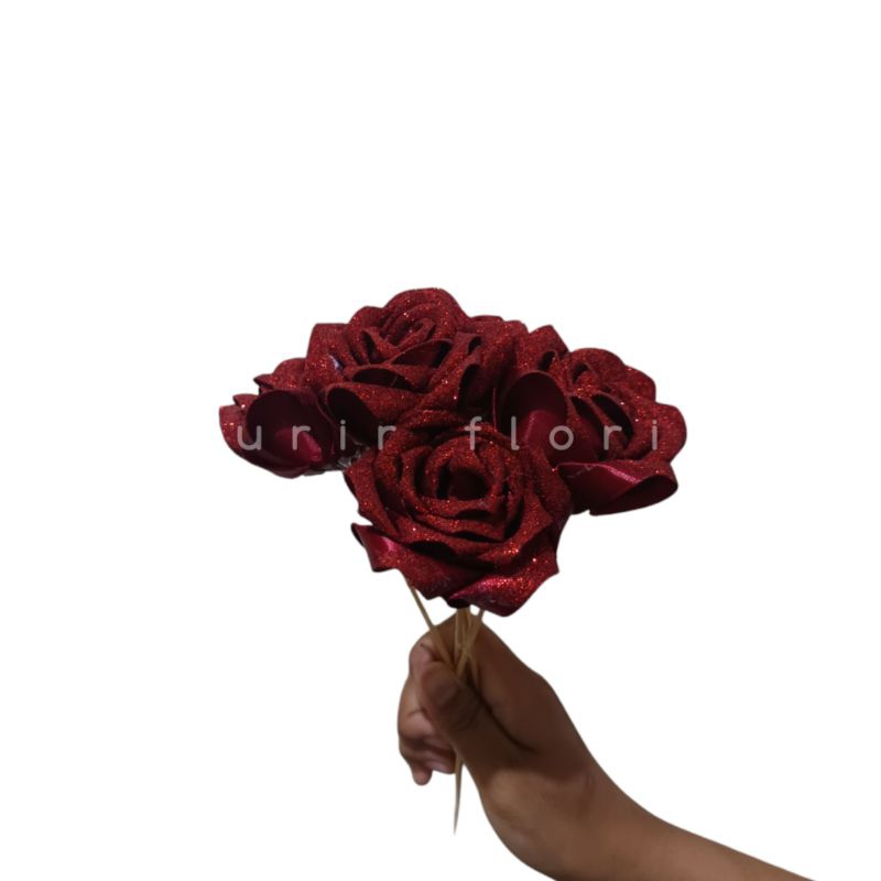 

Bunga Pita Satin 5 Tangkai