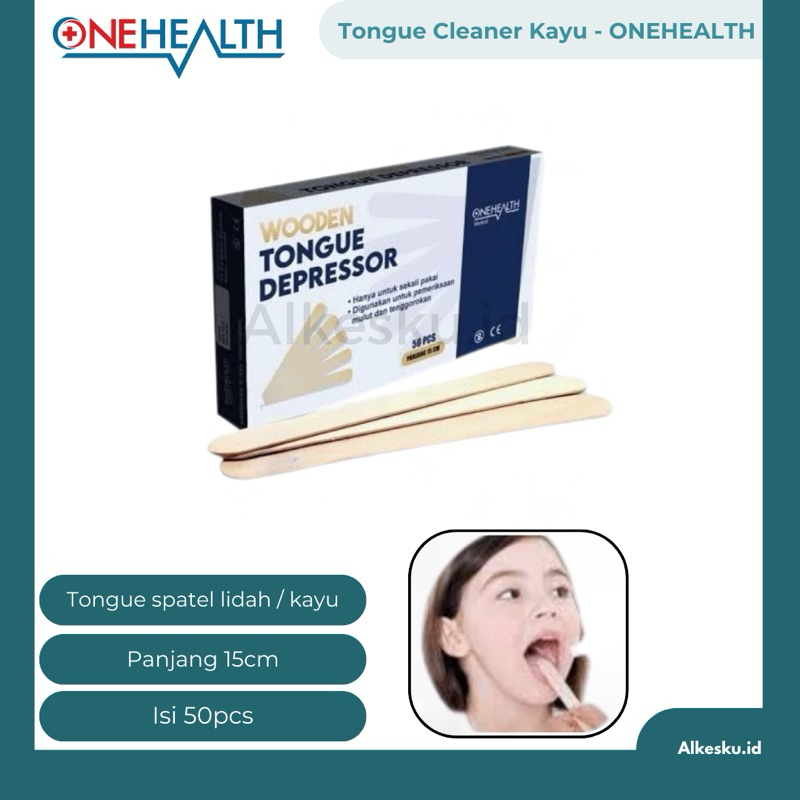 ALKESKU | ONEHEALTH - Tongue / Wooden Tongue Cleaner