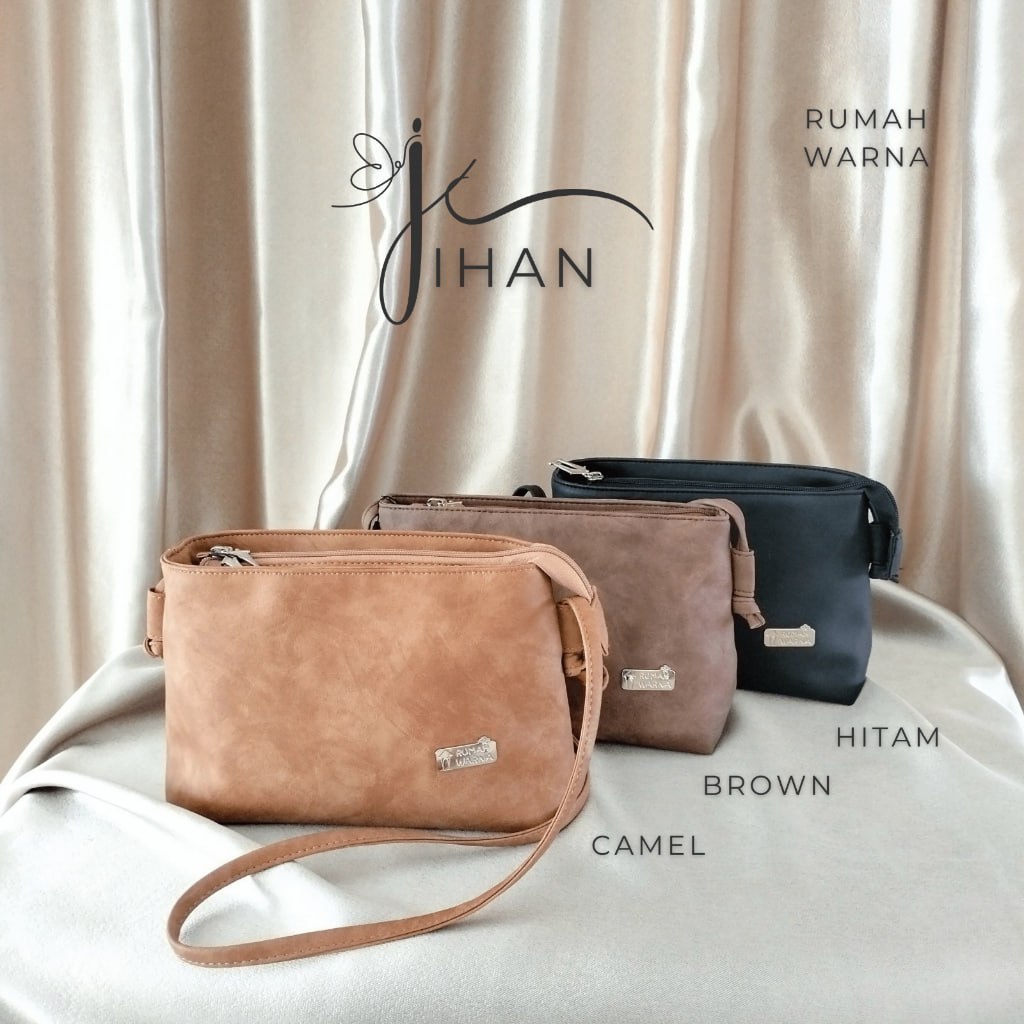 TAS SELEMPANG JIHAN RUMAH WARNA MURAH , OFFICIAL STORE , TAS SELEMPANG MURAH , (+ SLOT TAS  11", 13.