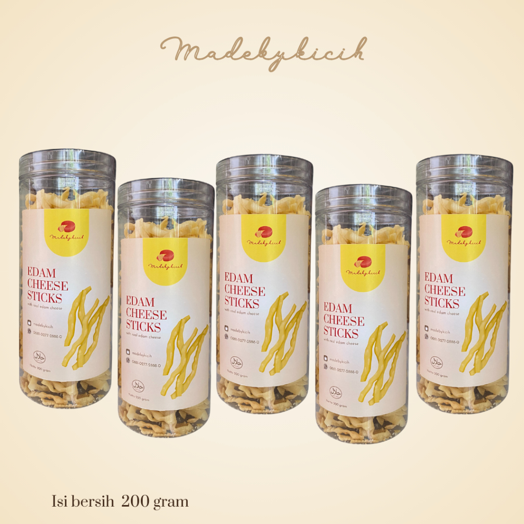 

Edam Cheese Sticks 5pcs Madebykicih