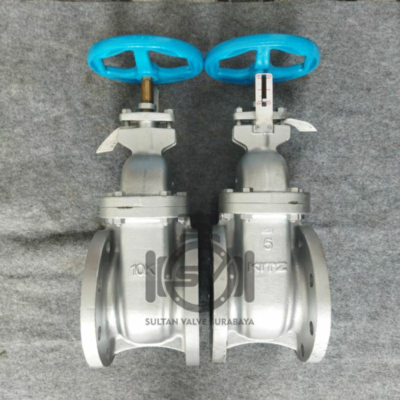Gate Valve KITZ 5 Inch JIS 10K Cast Iron 10FCHI