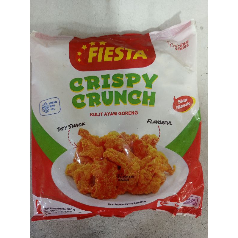 

Fiesta crispy crunch ,kulit ayam goreng 300g