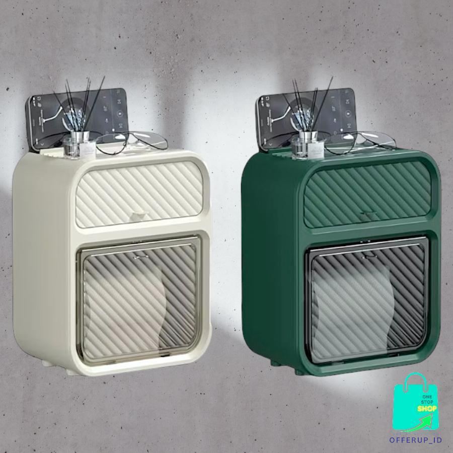 KOTAK TEMPAT TISSUE TOILET GANTUNG TEMPAT TISSUE KAMAR MANDI