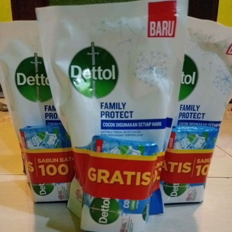 Detol sabun cair 370g banded detol batang 100g
