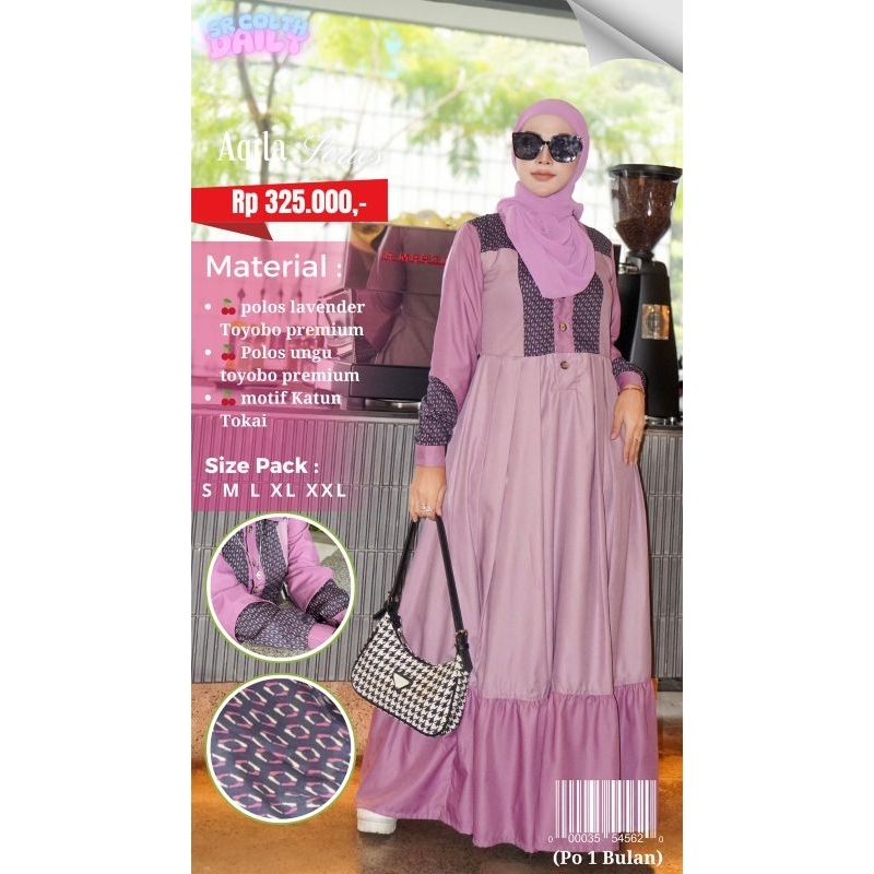 Gamis Aqila by sr cloth