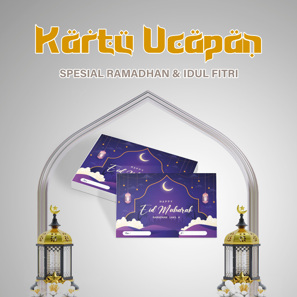 

0125 ISI (16PCS) KARTU UCAPAN SPESIAL RAMADHAN DAN IDUL FITRI