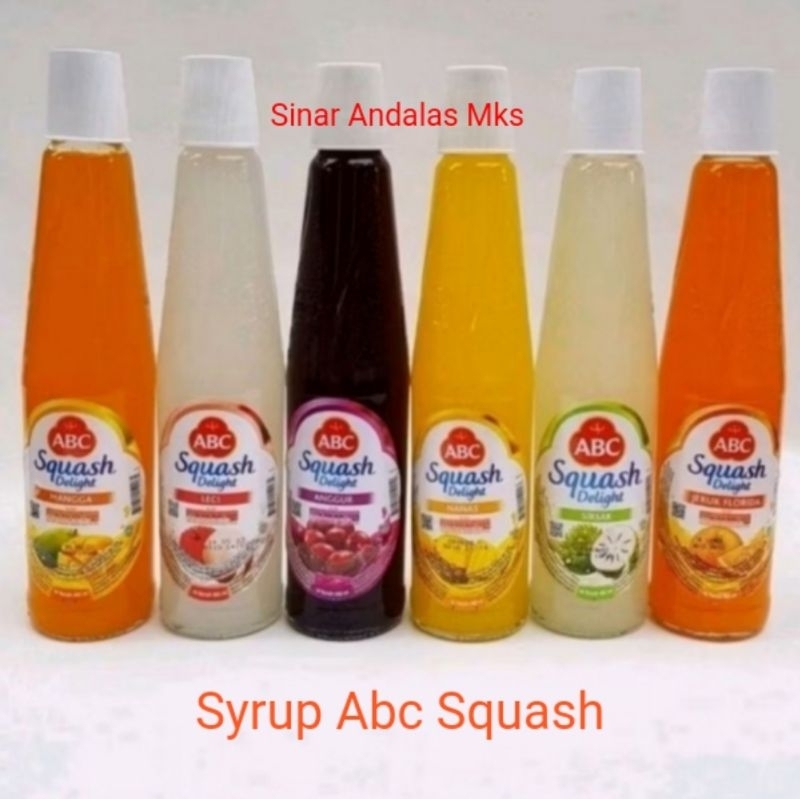 

Syrup Abc Squash Delight 450ml 1 botol