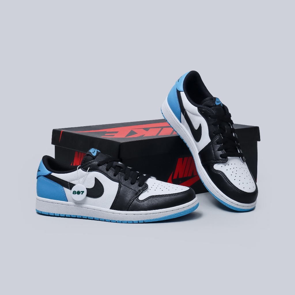 Air Jordan 1 Low Black Powder Blue