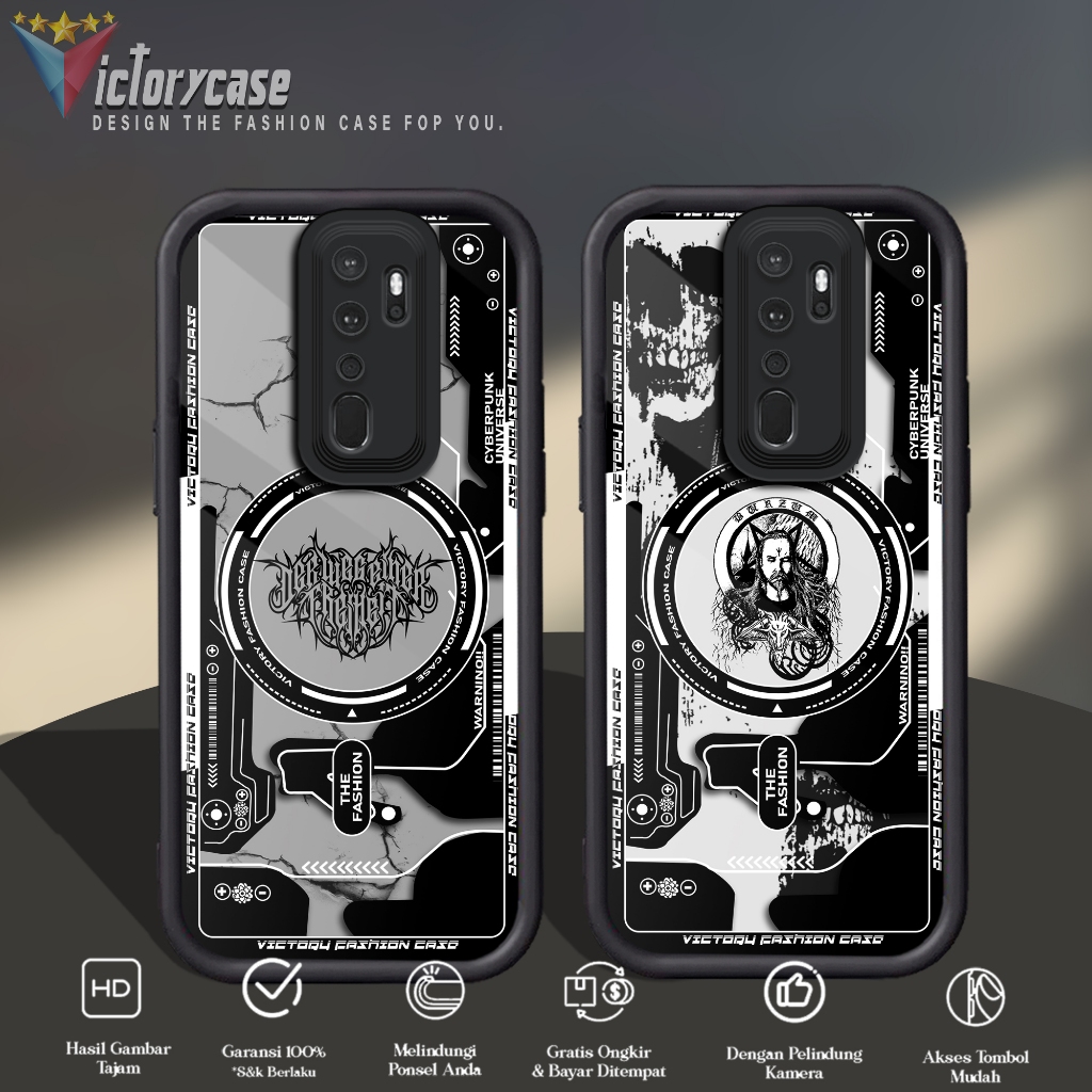 Case Premium Compatible For OPPO A5 A9 2020 Motif [ MTRNL ] Casing Softcase Glossy Anti Jamur