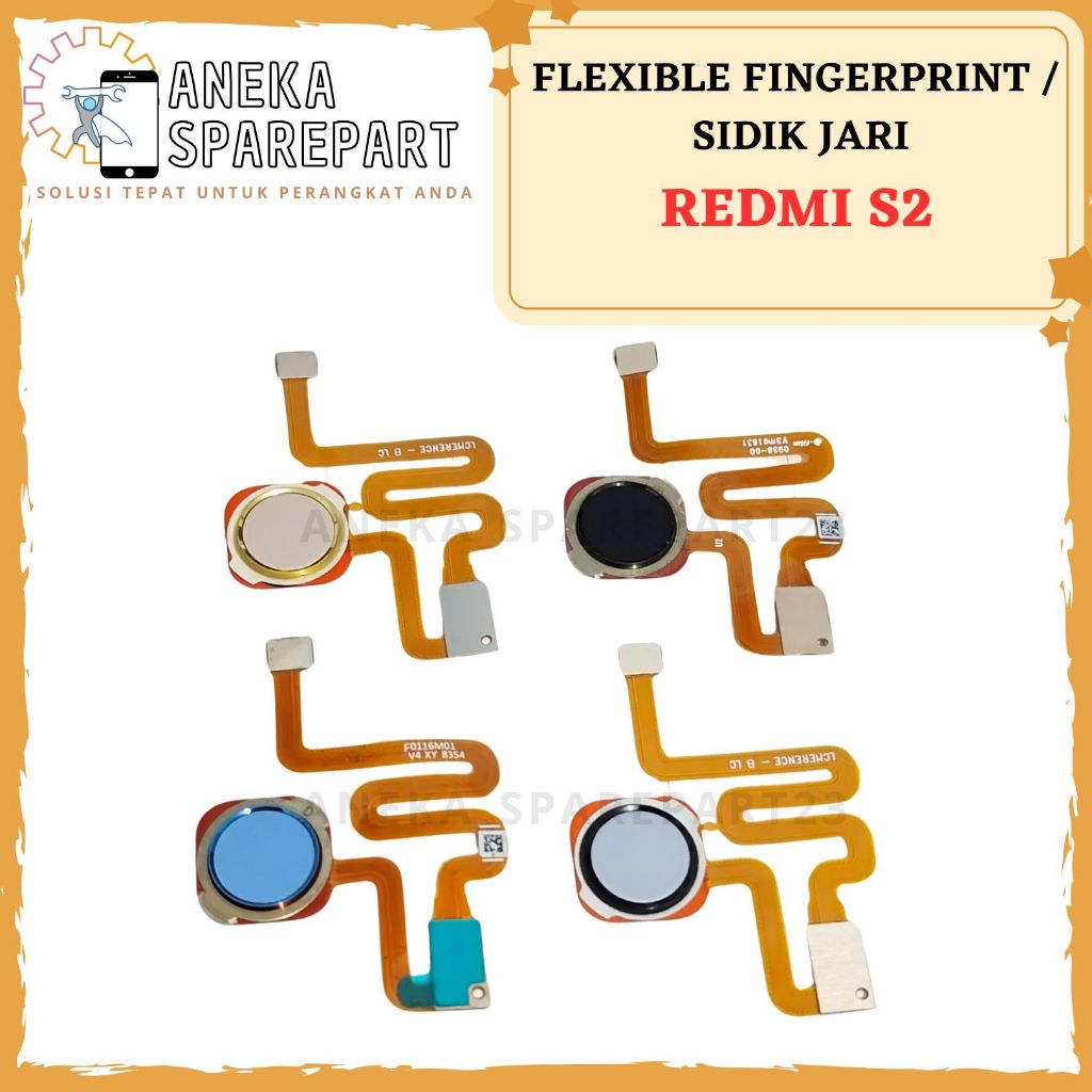 FLEXIBLE FINGERPRINT SIDIK JARI REDMI S2