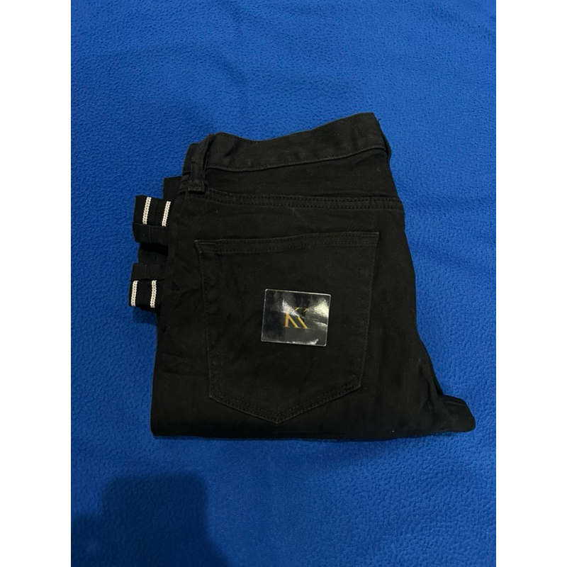 Uniqlo Black Jeans Selvedge