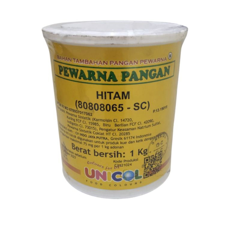 PEWARNA MAKANAN BUBUK UNIQOL WARNA HITAM