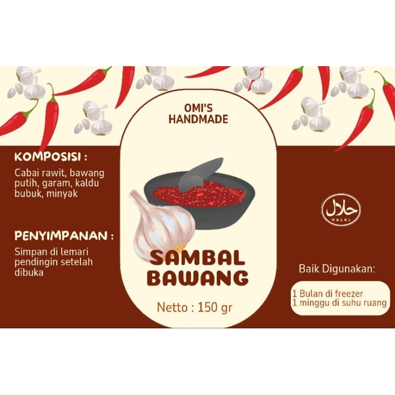 

Sambal Bawang Omi's Handmade