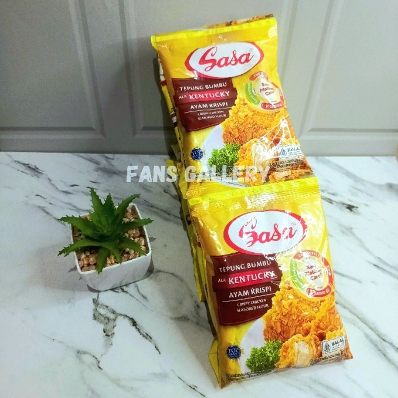 

Tepung Bumbu Kentucky Sasa Ayam Krispi 1 Renceng 10x70g