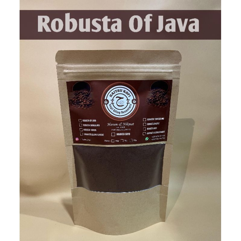 

Haitsu Kopi - Robusta Of Java