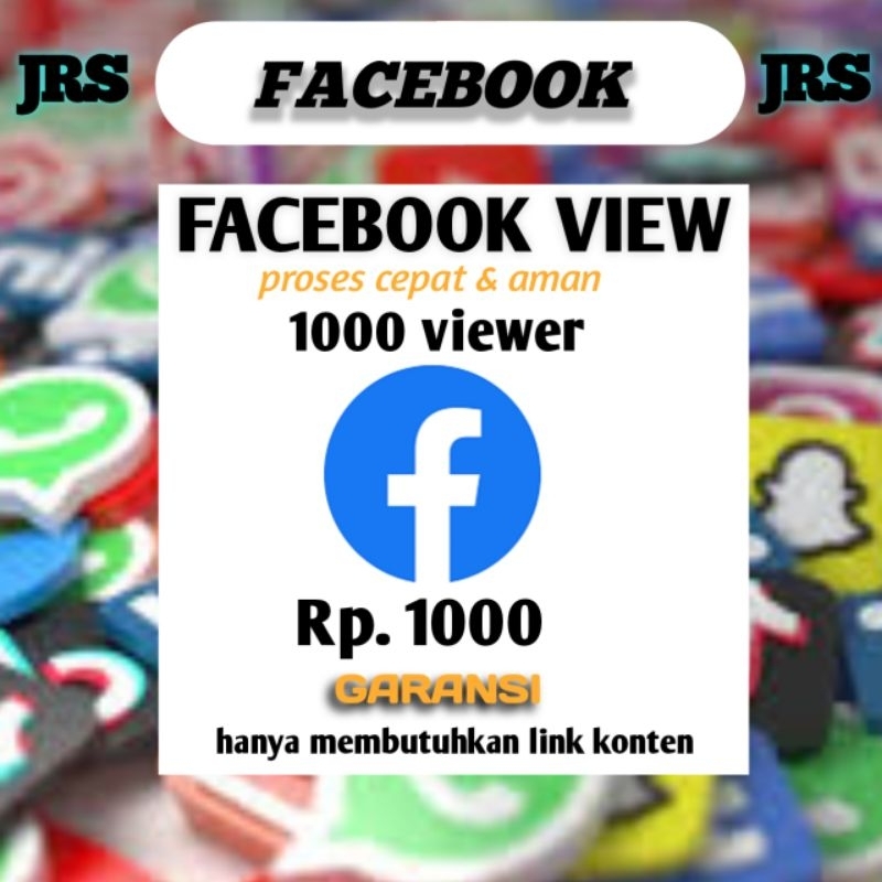 FACEBOOK VIEWER PERMANEN - REALS / VIDEO GARANSI