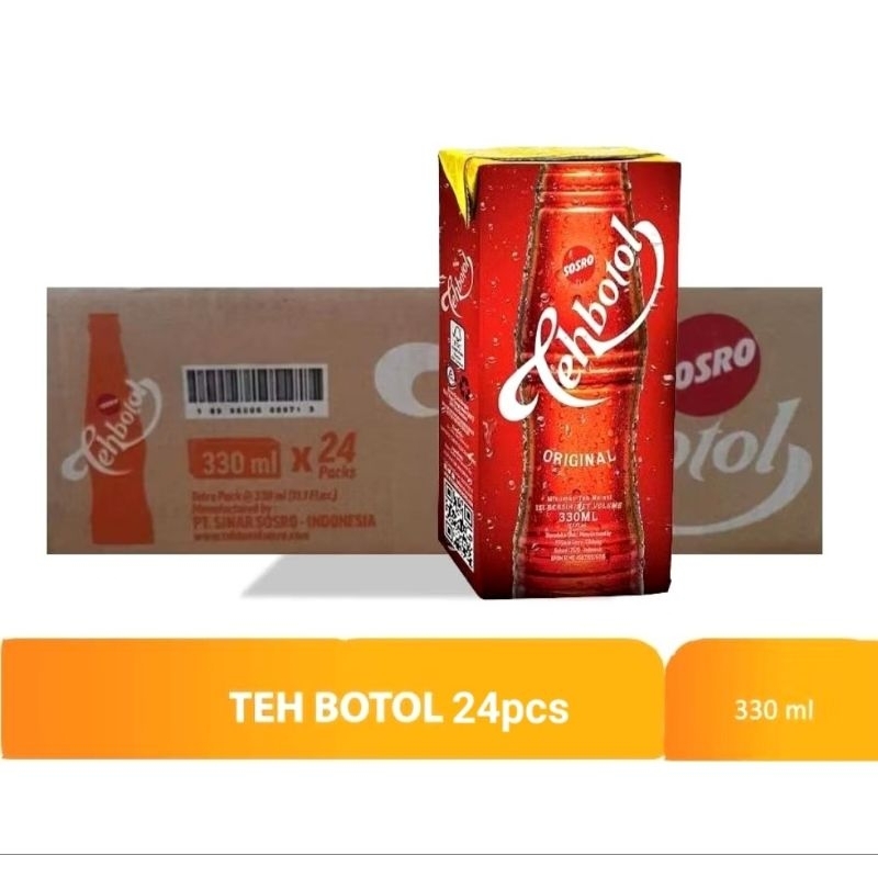 

Teh botol kemasan kotak 330ml