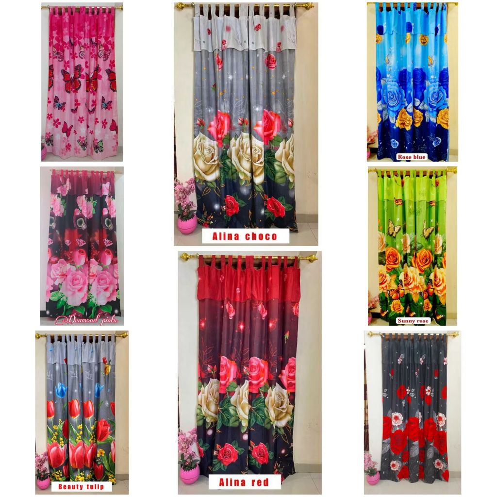 GORDEN PINTU DAN JENDELA MOTIF KARTUN MOTIF BUNGA /GORDEN HELLOKITTY/ GORDEN DORAEMON /GORDEN MURAH