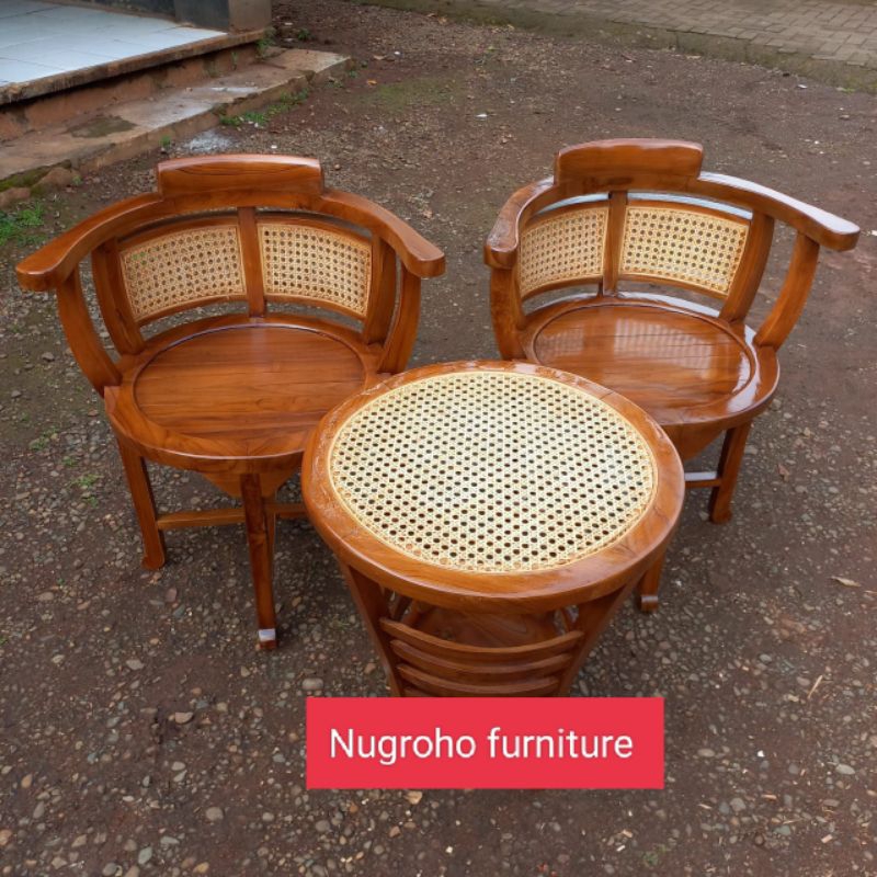 kursi teras modern jati kursi teras telur jati