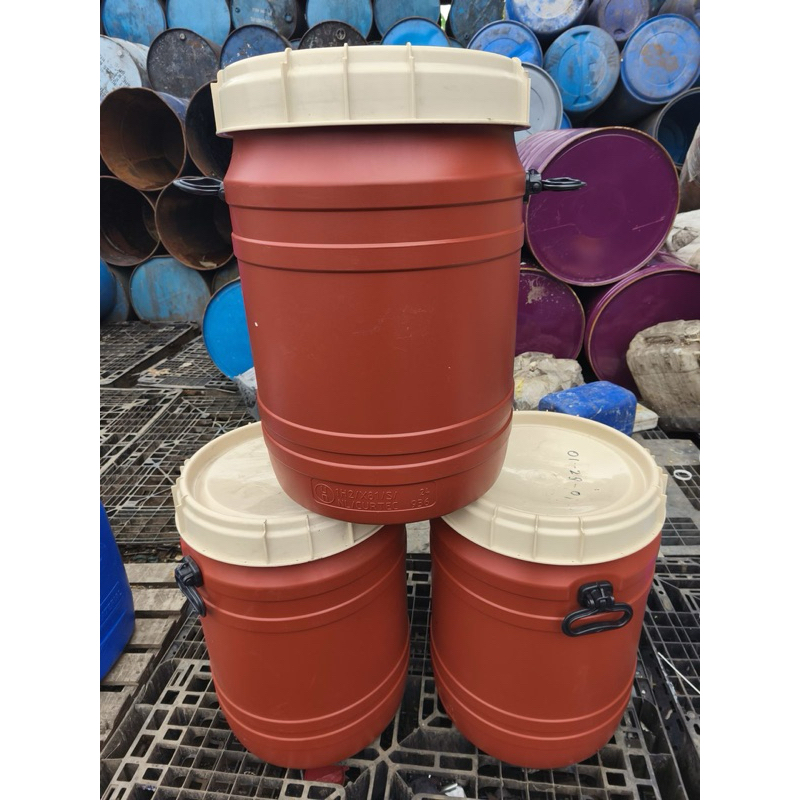 Tong Drum Plastik 60 Liter Merah