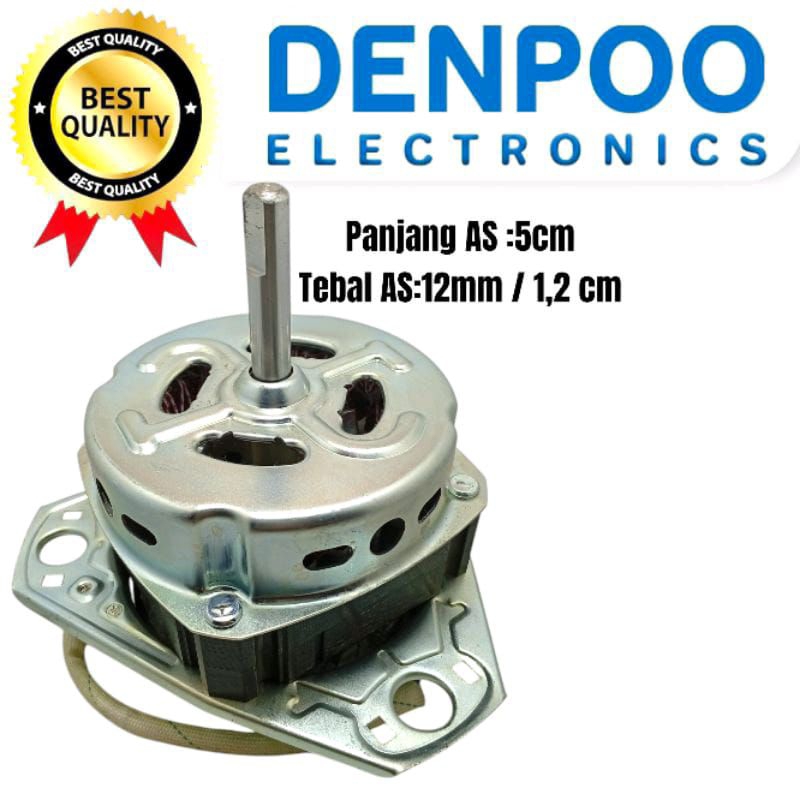 DINAMO WASH/DINAMO PENCUCI MESIN CUCI 2 TABUNG DENPOO DW-9893