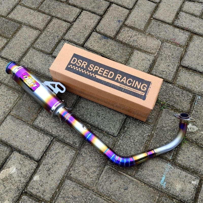 Knalpot Ceklis Salemba DSR Type D87 Titanium AEROX BEAT VARIO NMAX MIO