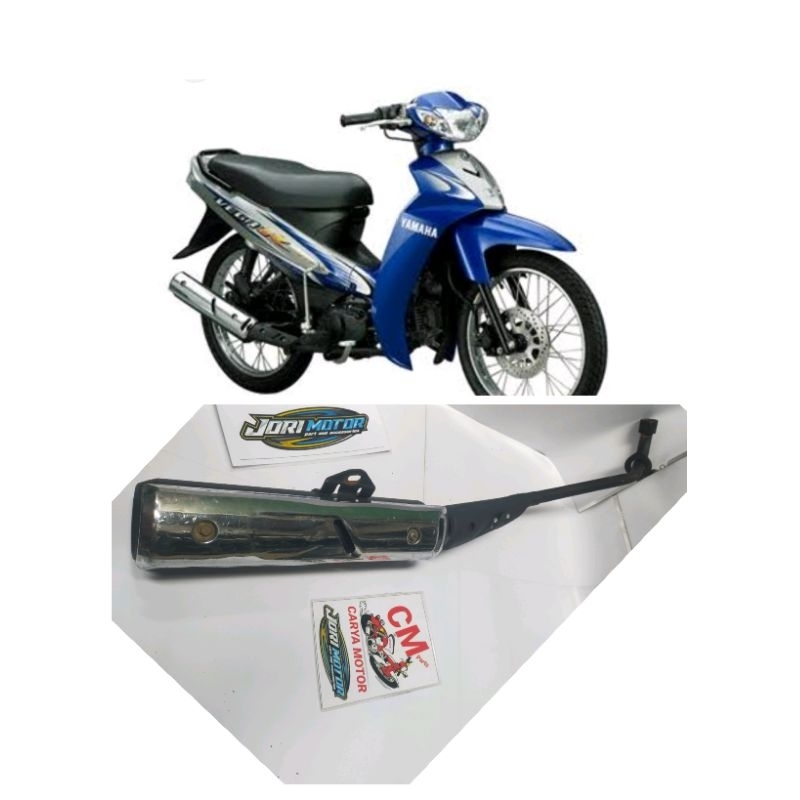 promo jual knalpot standar Yamaha Vega R new asli original c0p0tan bawaan motor terlaris