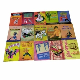 BUKU GERAKAN SILAT KUNGFU KARATE BELADIRI TENAGA DALAM UKURAN SAKU ADA GAMBAR GERAKAN 2 DIMENSI