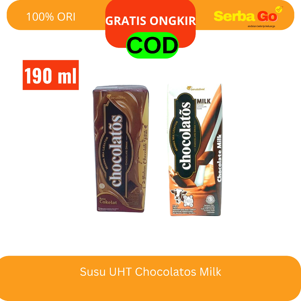 

Chocolatos Milk Susu UHT 190 ml