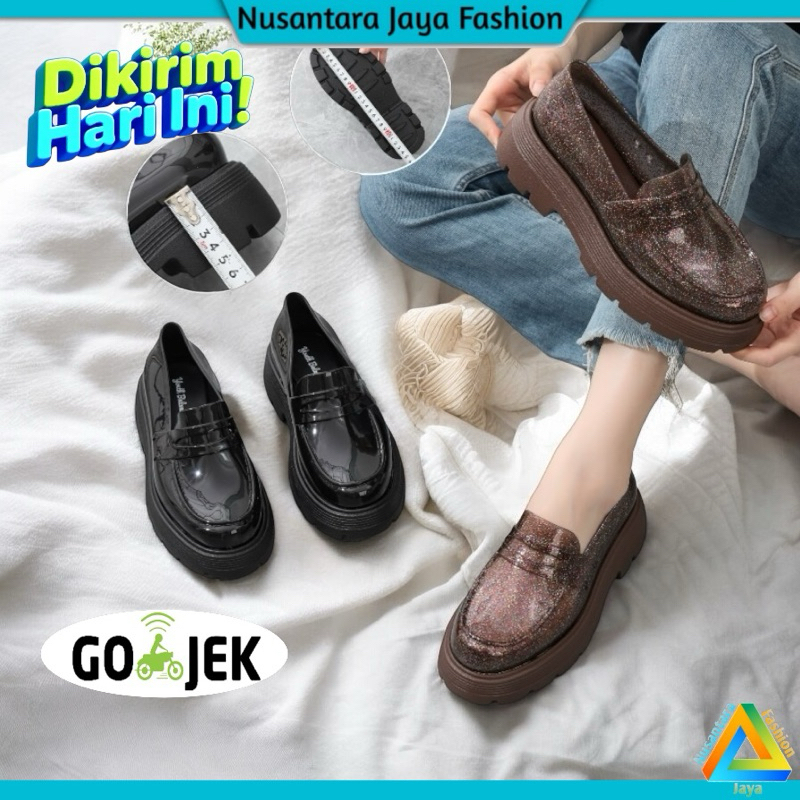 Murah  Balance Import Sepatu Wanita Trendy Terbaru Monisa Sandal Sepatu Jelly 2325