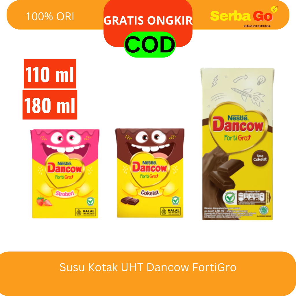 

Susu Kotak UHT Nestle Dancow FortiGro