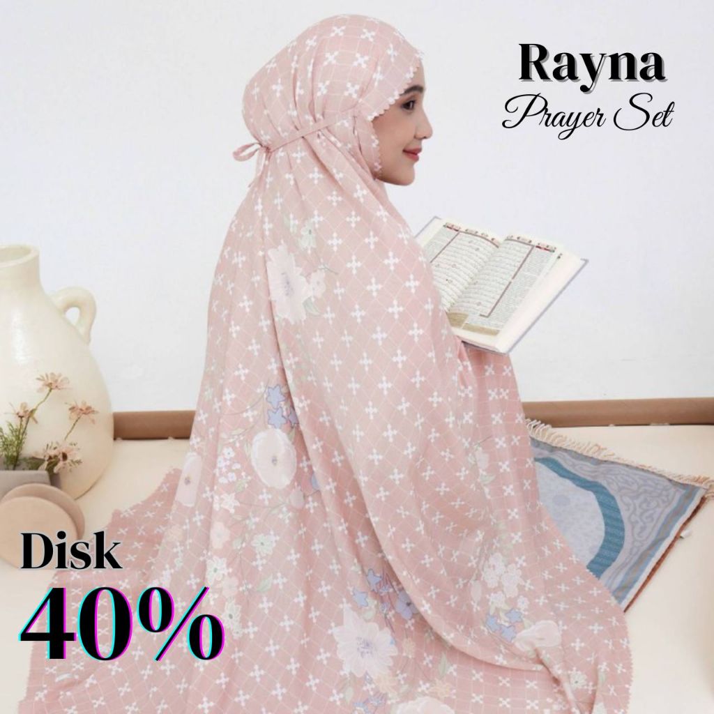 Rayna Prayer Set Cocok Untuk Daily Nyaman Dipakai dan Ibadah Semakin Khusyu | Mukena Motif | Mukena 