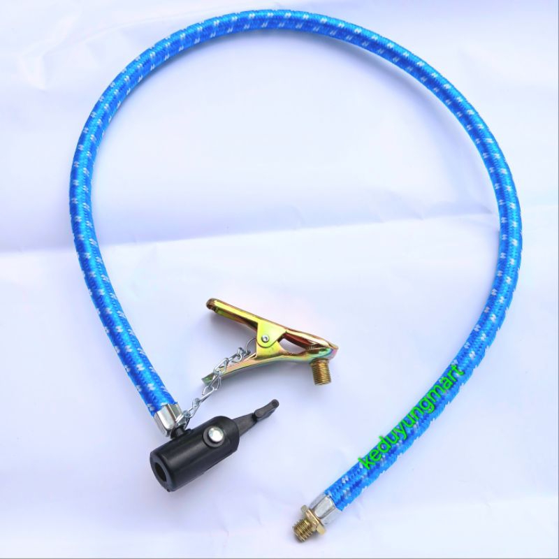 set selang pompa ban sepeda lapis nilon drat kecil