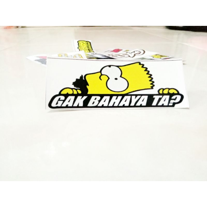 

sticker gak bahaya ta_ sticker sponsor _sticker motor_ sticker helm_ sticker viral _khusus spromo bulan ini