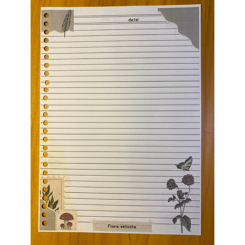 

loose leaf/loos leaf vintage/flower/animals/isi binder B5