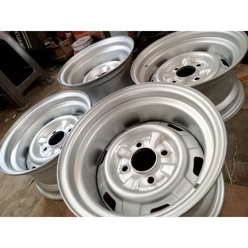 R13 VELG KALENG ORI ESPAS/ZEBRA 4x110 (HARGA 5 PCS)