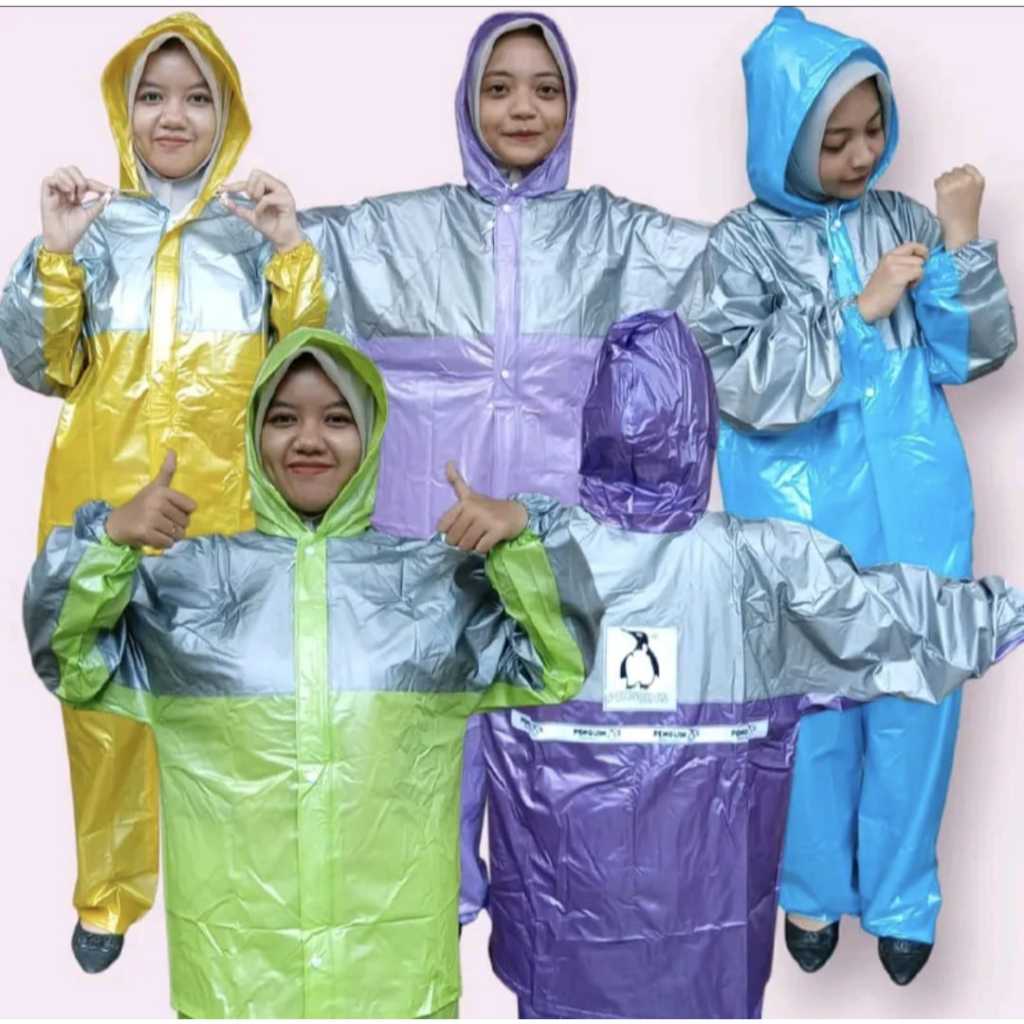 Jas Hujan Jaket Celana | SPORTY KOMBINASI NEW Penguin's
