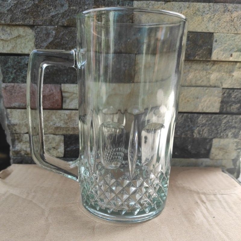 Gelas kaca tebal Kedaung D-600 (600 ml)