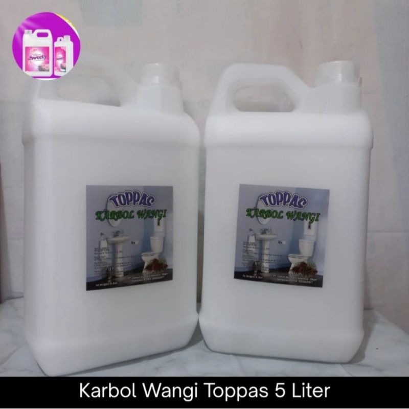 Karbol wangi Cemara Toppas 5 liter