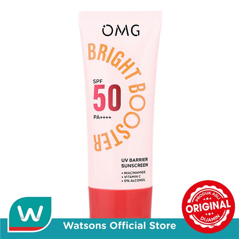 OMG Oh My Glow Bright Booster UV Barrier Sunscreen SPF 50 PA++++ 25ml
