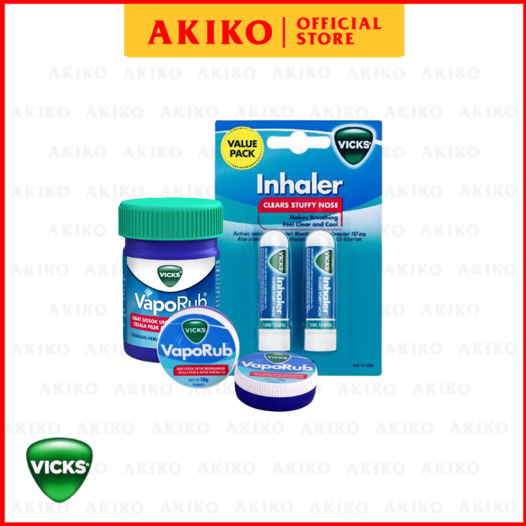 VICKS VAPORUB ( VICKS INHALER MELEGAKAN HIDUNG TERSUMBAT)