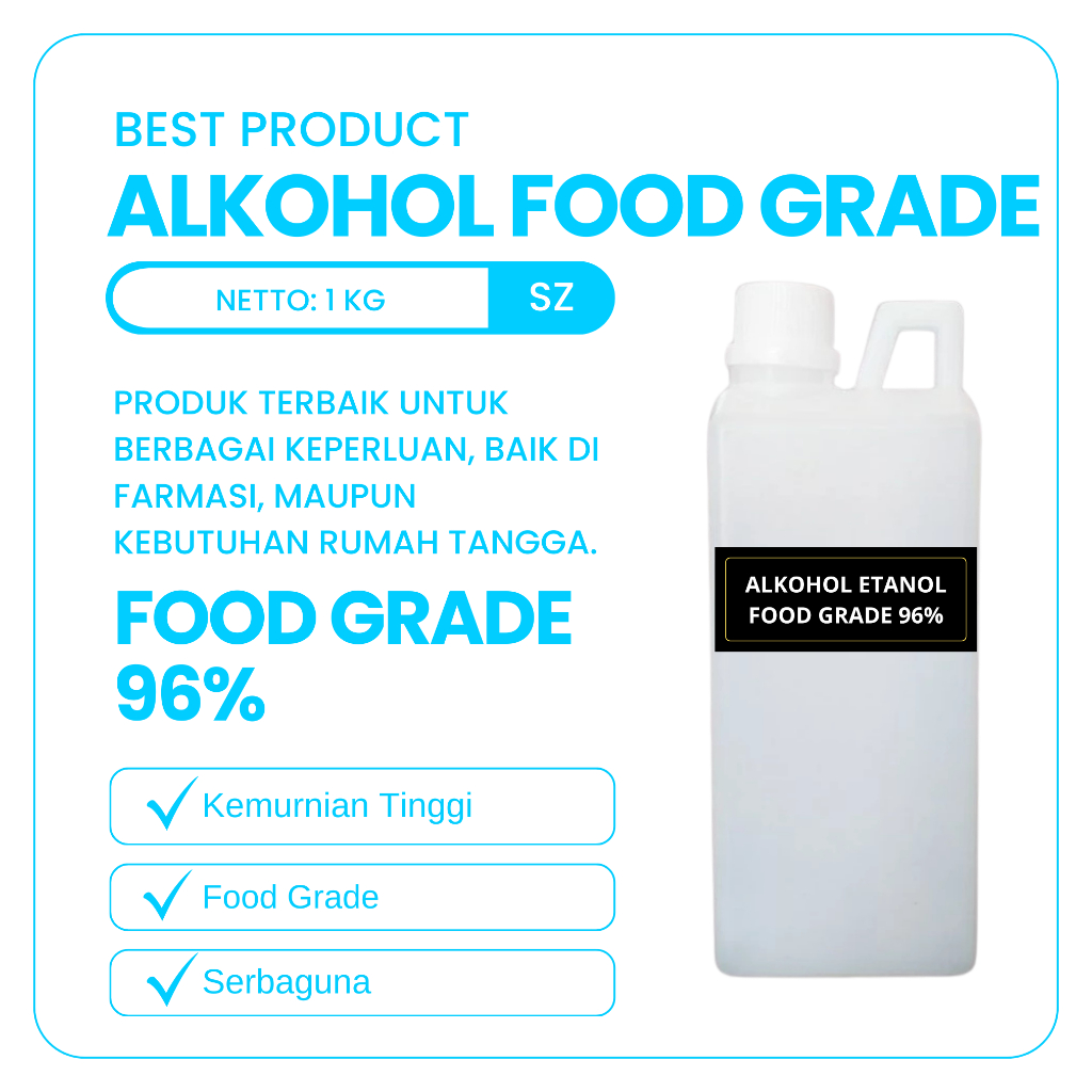 Alkohol Etanol Food Grade 96%