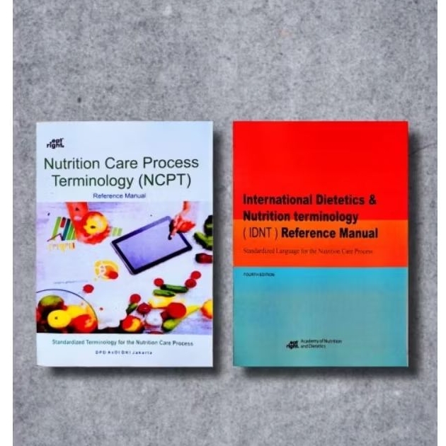 PAKET 2 BUKU GIZI ( NCPT BHS. INDONESIA & IDNT BHS. INGGRIS ) TERBARU