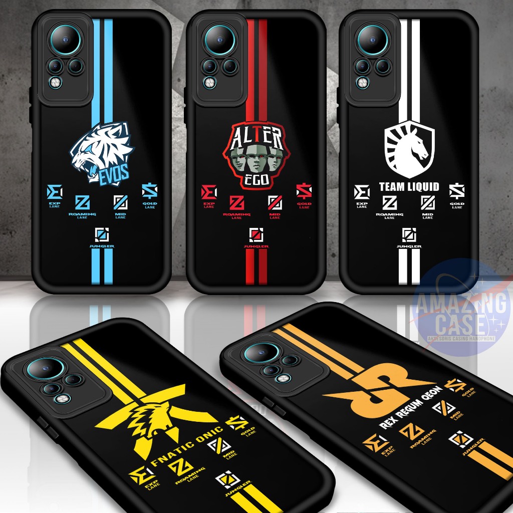 Softcase Glass kaca For INFINIX NOTE 11 NOTE 11 NFC NOTE 12 MLBB Casing Handphone Case Hp Procamera