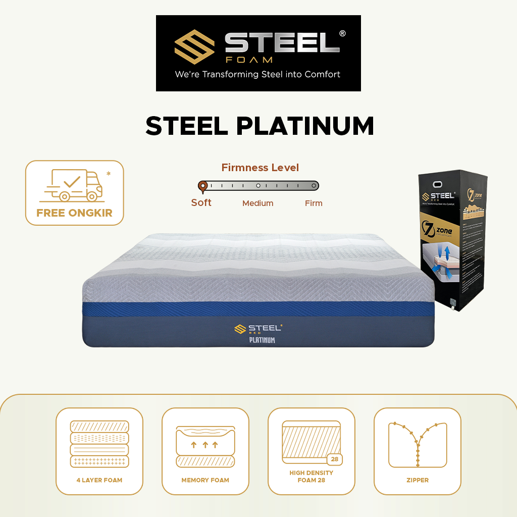 Steel Foam - Kasur Busa Vacuum Platinum