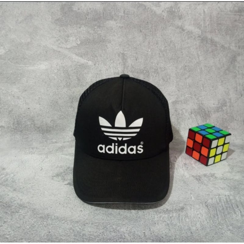 TOPI TRUCKER JARING ADIDAS SECOND ORIGINAL
