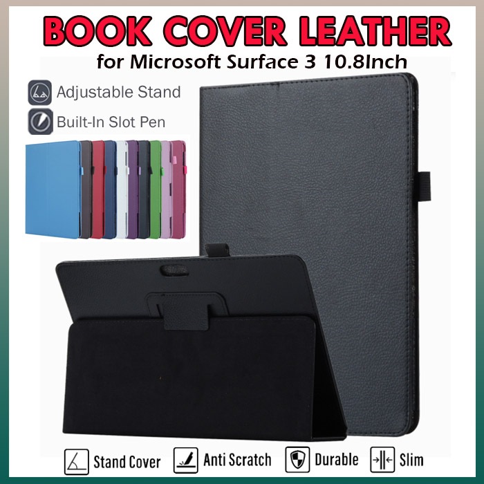 Case Microsoft Surface 3 10.8 Inch Book Cover Ultra Slim Folio Stand Leather Flip Case Flipcase Cove