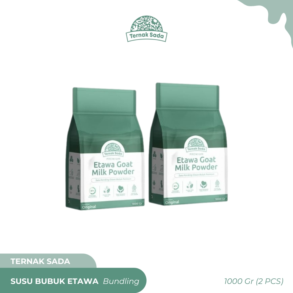 

TERNAK SADA - Susu Bubuk Etawa - Bundling 2 Pcs (1kg)